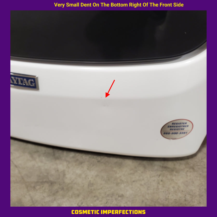 Maytag Stackable 7.3 cu. ft. Front Load Steam Gas Dryer with Extra Power and Quick Dry Cycle 31133SD162 - MGD6630HW - Scratch & Dent (Moderate)