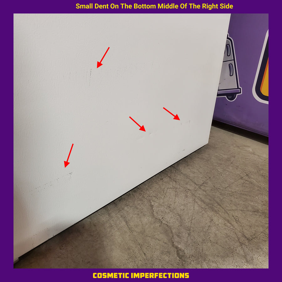 Frigidaire 30" Wide Garage Ready Top Freezer 18 Cu. Ft. Refrigerator with EvenTemp Cooling System and Spacious Interior Storage in White 22132SD137 - FFTR1814WW - Scratch & Dent (Major)