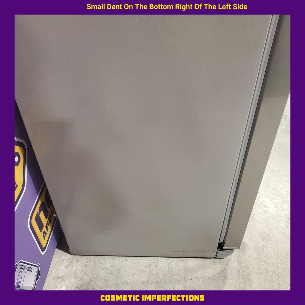 Frigidaire 22.3-cu ft Counter-depth Side-by-Side Refrigerator with Ice Maker (Fingerprint Resistant Stainless Steel) ENERGY STAR 20SD095 - GRSC2352AF - Scratch & Dent (Moderate)