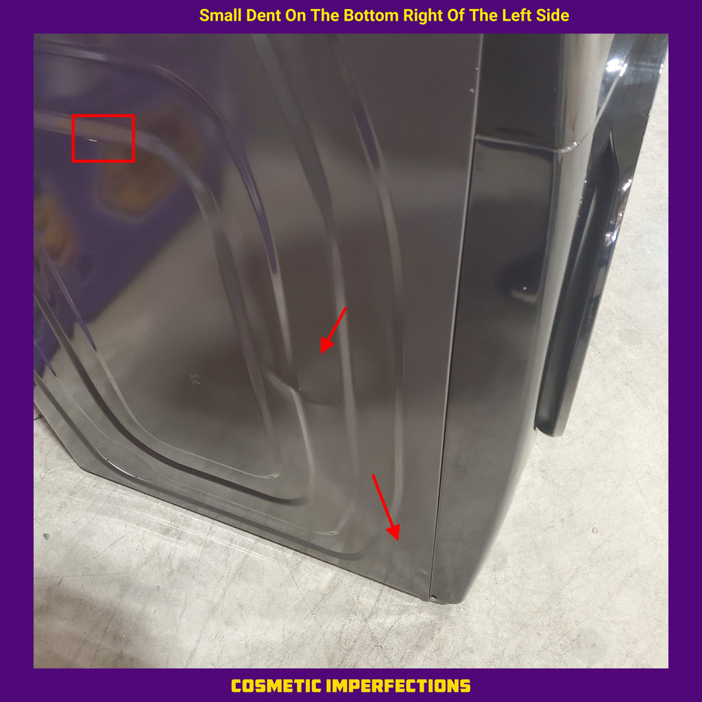 Samsung 7.5 cu. ft. Smart Electric Dryer with Steam Sanitize+ and Sensor Dry in Brushed Black 24SD016 - DVE50BG8300V - Scratch & Dent (Minor)