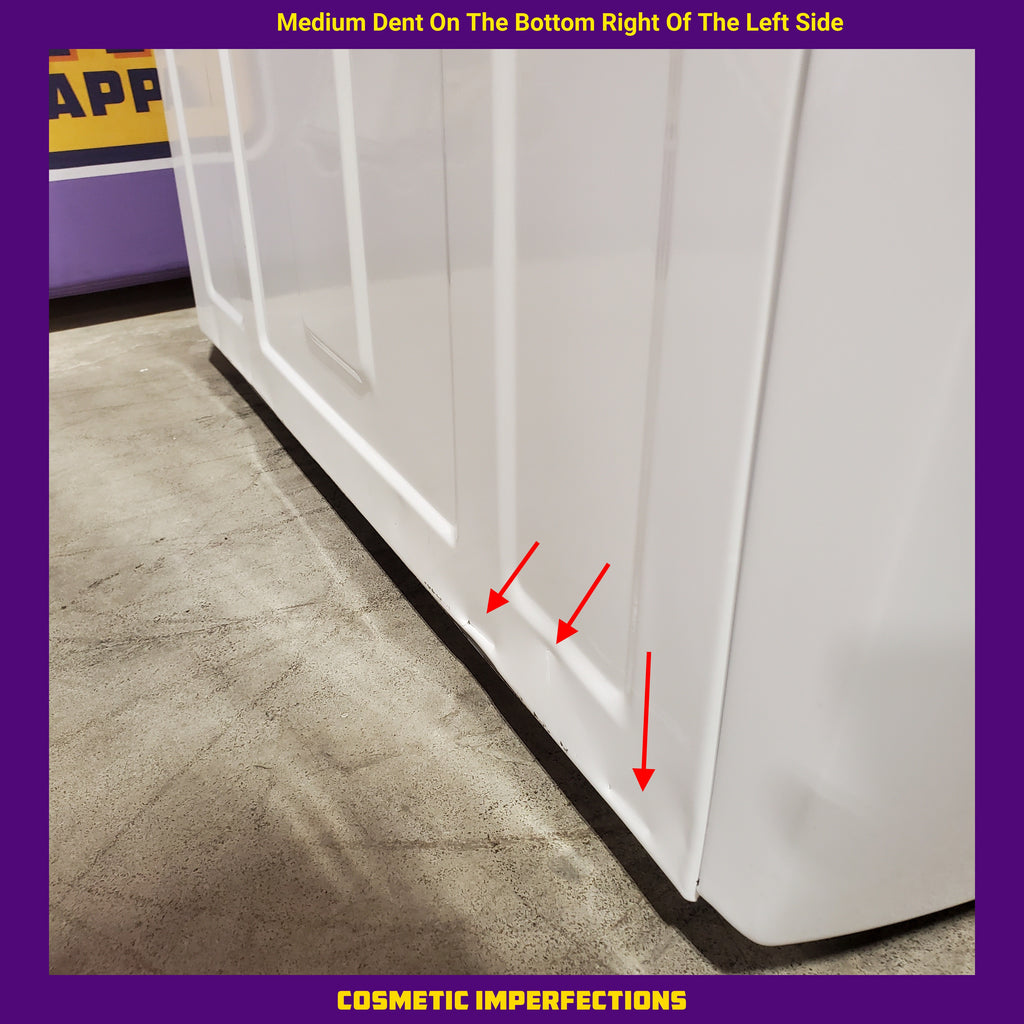 Electrolux 4.5 Cu.Ft. Stackable Front Load Washer with Steam and SmartBoost Wash System ELFW7637AW  - Scratch & Dent (Moderate) and Electrolux 8.0 cu. ft. Front Load Electric Dryer with Perfect Steam 16182 - ELFE7637AW - Open Box