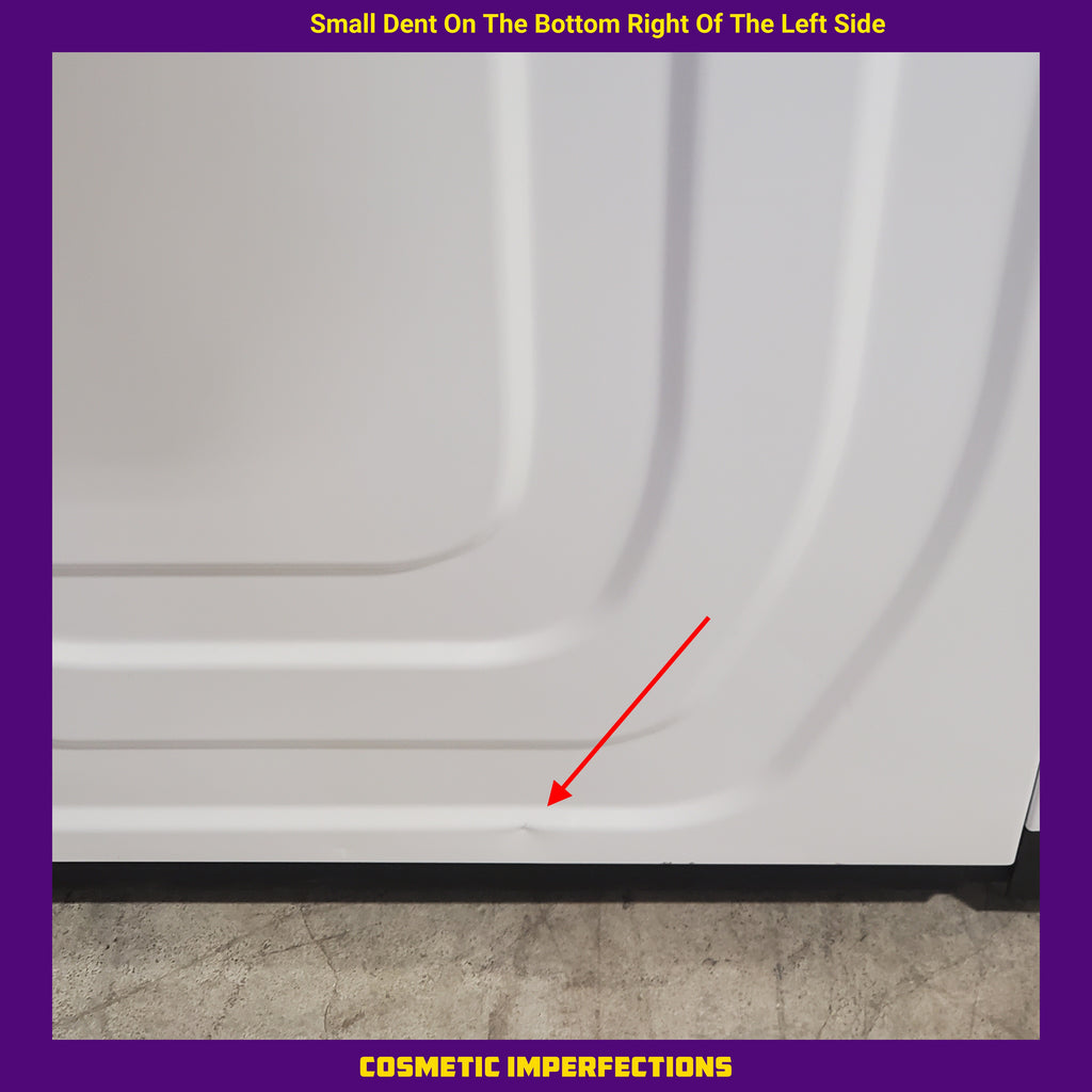Pictures of Samsung White Electric 7.4 Cu. Ft. Dryer with Sensor Dry and Reversible Door DVE50R5200W - Scratch and Dent (Minor) - Neu Appliance Outlet - Discount Appliance Outlet in Austin, Tx