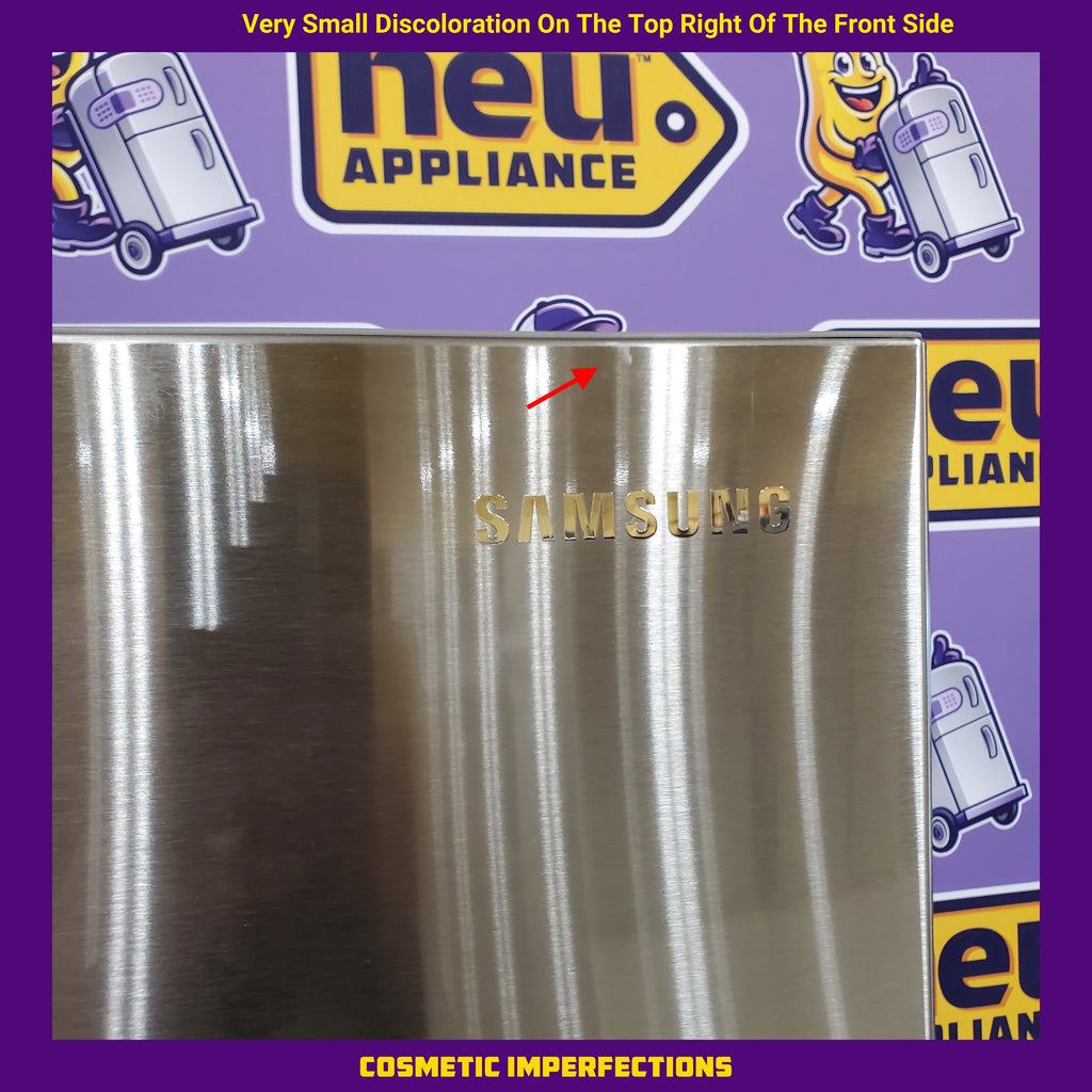 Pictures of 33" Wide Samsung 18 cu. ft. Smart Counter Depth 3-Door Stainless Steel French Door Refrigerator - 4SD418 - RF18A5101SR/AA - Scratch & Dent (Minor) - Neu Appliance Outlet - Discount Appliance Outlet in Austin, Tx