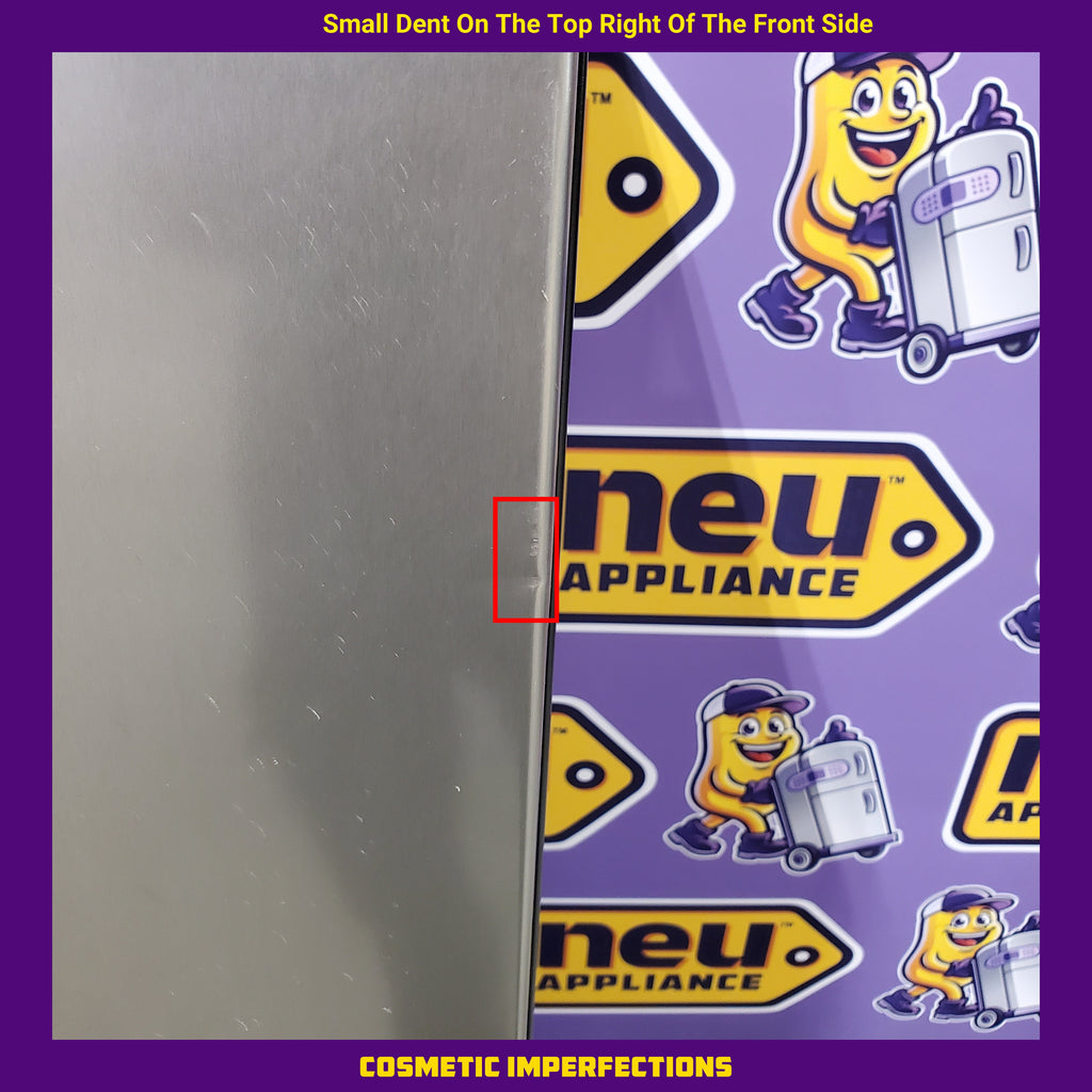 Pictures of Vissani 7.1 cu. ft. Manual Defrost Convertible Upright Freezer in Stainless Steel Look MDUFC7SS4 - Scratch & Dent (Minor) - Neu Appliance Outlet - Discount Appliance Outlet in Austin, Tx