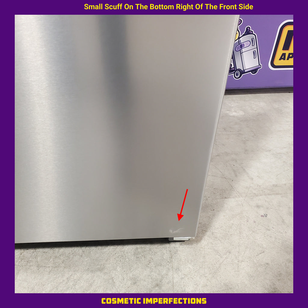 Pictures of Whirlpool 33" Wide 20.5 cu. ft. Top Freezer Refrigerator with Flexi-Slide Bin in Fingerprint-Resistant Stainless Steel 3SD672 - WRT311FZDZ - Scratch & Dent (Moderate) - Neu Appliance Outlet - Discount Appliance Outlet in Austin, Tx
