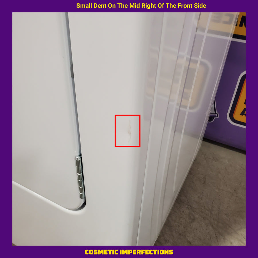 Whirlpool White Electric Extra Large 7.0 Cu. Ft. Dryer with Wrinkle Shield 22136SD350 - WED4815EW - Scratch & Dent (Moderate)