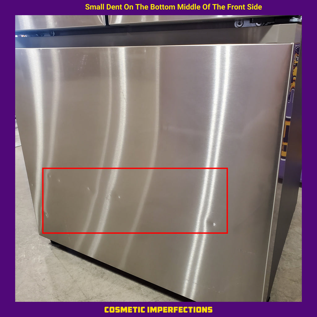 Pictures of Samsung 18 cu. ft. 33" Wide 3-Door Smart Counter Depth Stainless Steel French Door Refrigerator 22132SD132 - RF18A5101SR - Scratch & Dent (Moderate) - Neu Appliance Outlet - Discount Appliance Outlet in Austin, Tx