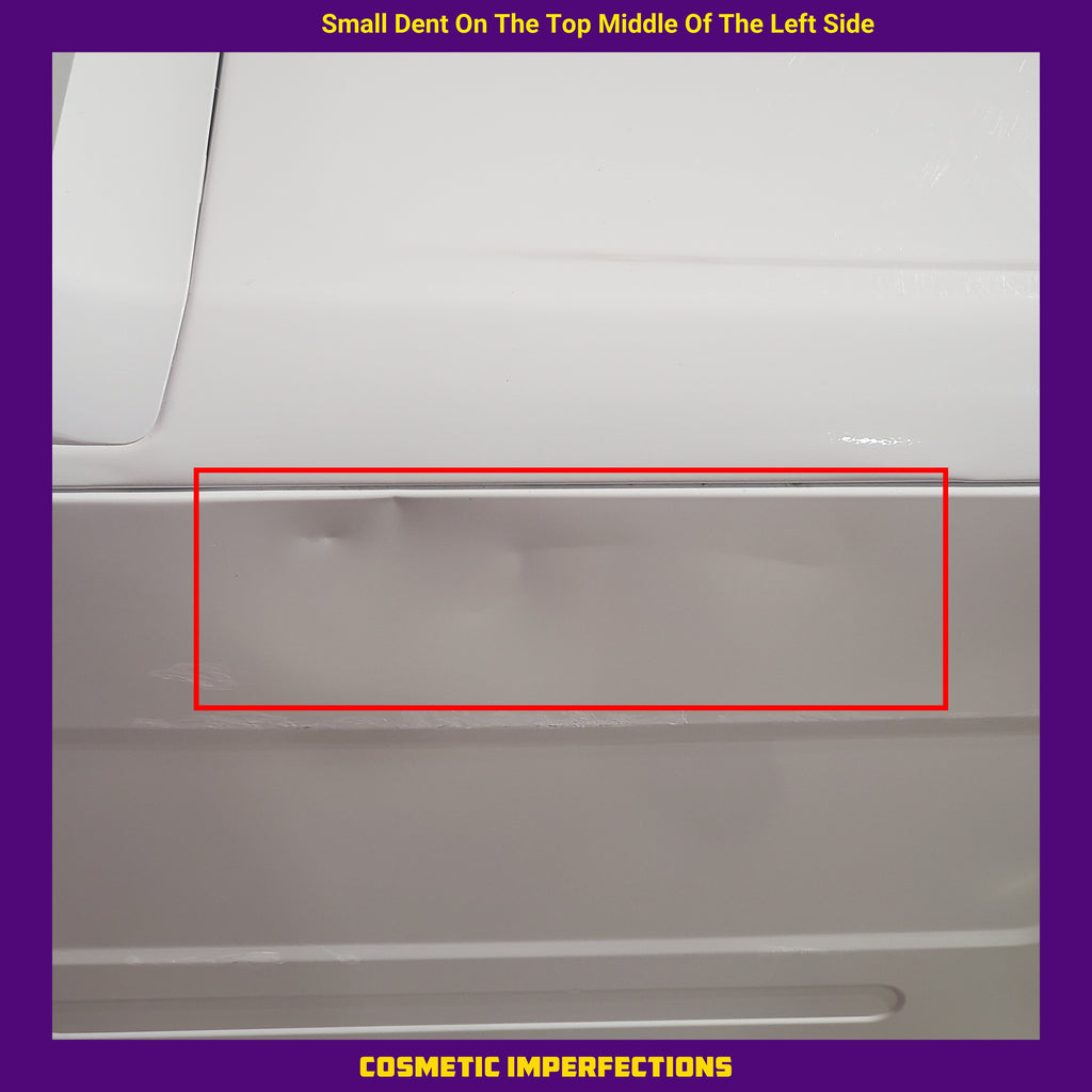 Pictures of GE White Electric 7.2 Cu. Ft. Capacity Dryer with Up to 120 Ft. Venting and Reversible Door 1CR04122 - GTD38EASWWS - Certified Refurbished - Neu Appliance Outlet - Discount Appliance Outlet in Austin, Tx