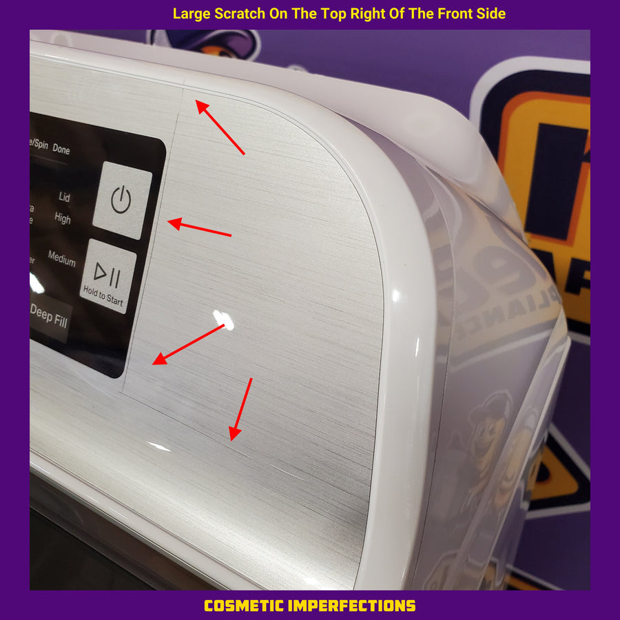 Maytag Top Load 4.8 cu ft Washer with Deep Fill and Slow-Close Glass Lid MVW6200KW - Scratch & Dent (Moderate) and Maytag 7.0 cu. ft Top Load Gas Dryer with Moisture Sensing 16222 - MGD6200KW - Scratch and Dent (Major)