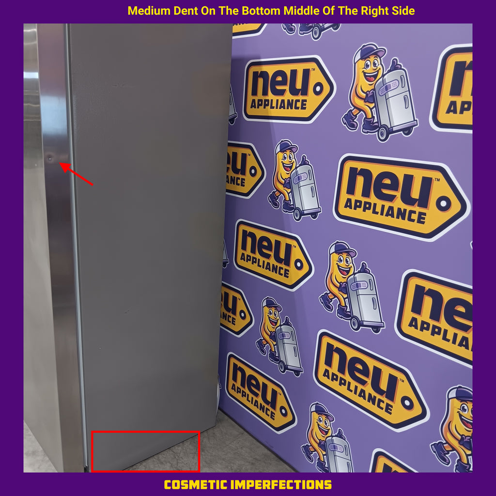 Pictures of Frigidaire 22 Cu. Ft. Counter-Depth Side-by-Side Refrigerator in Stainless Steel 20131SD192 - FRSC2333AS - Scratch & Dent (Major) - Neu Appliance Outlet - Discount Appliance Outlet in Austin, Tx