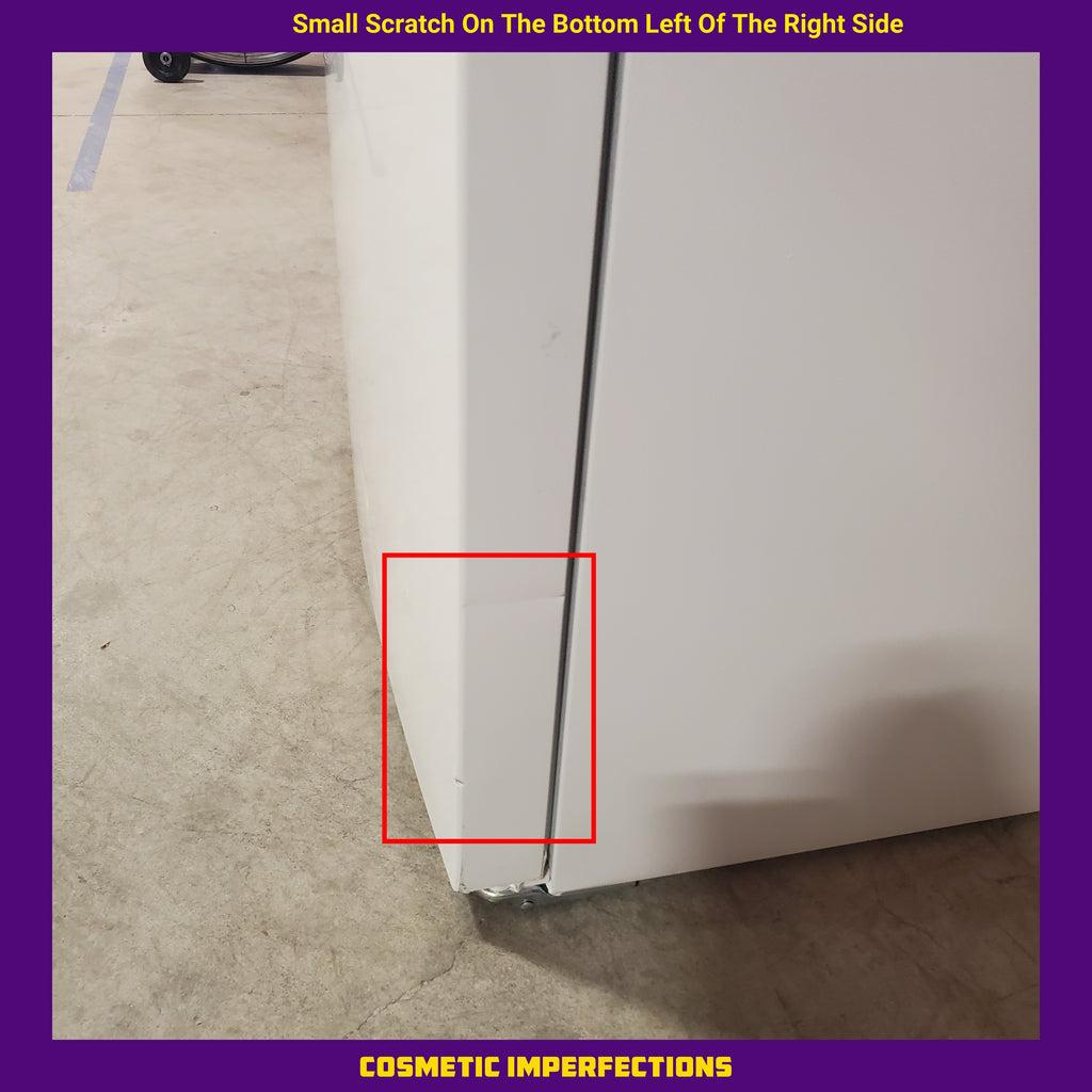 Frigidaire 30" Wide Garage Ready Top Freezer 18 Cu. Ft. Refrigerator with EvenTemp Cooling System and Spacious Interior Storage in White - 5SD200 - FFTR1814WW - Scratch & Dent (Minor)