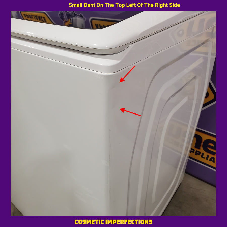 Samsung Top Load 5.0 Cu. Ft. Washer with Super Speed in White 31135SD249 - WA50R5400AW - Scratch & Dent (Moderate)