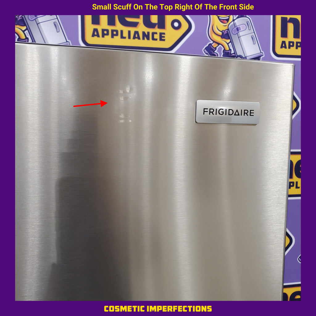 Frigidaire 28 Cu. Ft. Standard-Depth French Door Refrigerator in Stainless Steel FRFS2823AF - Scratch & Dent (Moderate)