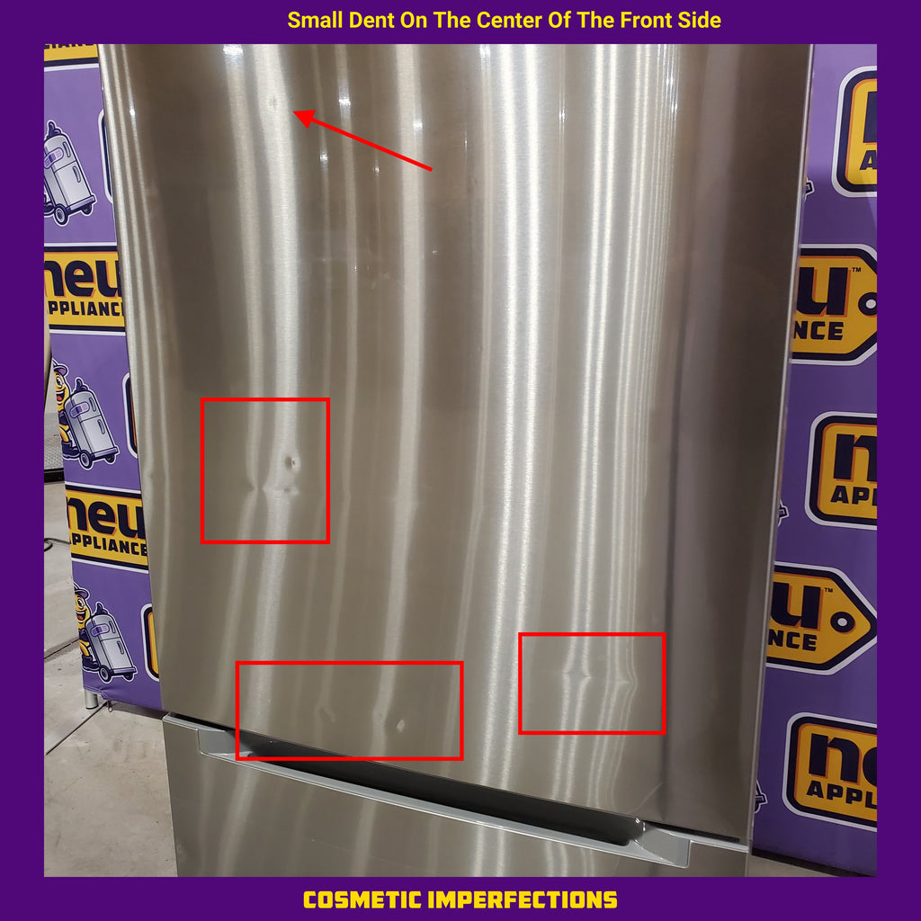 Vissani 18.7 cu. ft. Bottom Freezer Refrigerator in Stainless Steel 25137SD707 - MDBF18SS - Scratch & Dent (Moderate)