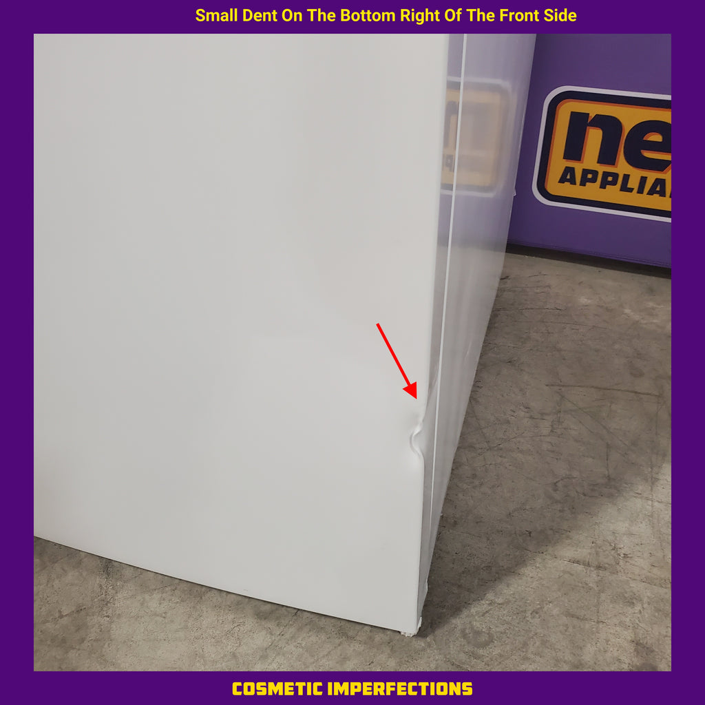 Pictures of Frigidaire Top Freezer 18 Cu. Ft. Capacity Refrigerator with Spacious Interior Storage and Bright LED Lighting in White FFHT1822UW - Scratch and Dent (Minor) - Neu Appliance Outlet - Discount Appliance Outlet in Austin, Tx