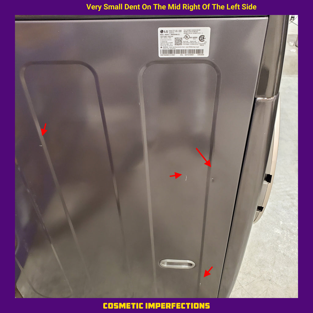 LG Front Load 4.5 Cu. Ft. Washer with TurboWash 360 Technology WM4000HBA - Scratch & Dent (Minor) and LG Smart Wi-Fi Enabled Front Load Electric 7.4 Cu. Ft. Dryer with TurboSteam 16078 - DLEX4000B - Scratch & Dent (Moderate)