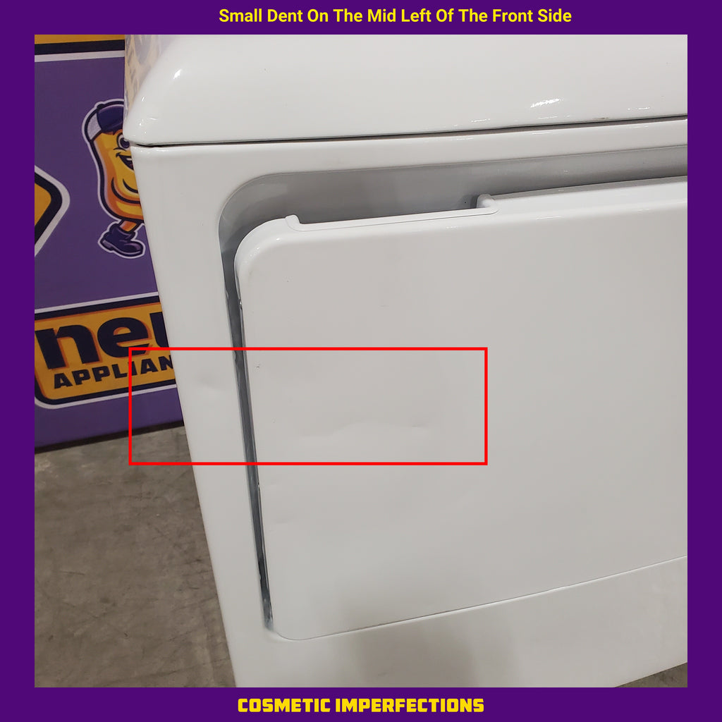 Hotpoint® 4.0 cu. ft. Capacity Washer with Cold Plus and Water Level Control HTW265ASWWW - Scratch & Dent (Minor) and Hotpoint® 6.2 cu. ft. vented Electric Dryer with Auto Dry 16143 - HTX26EASWWW - Scratch & Dent (Minor)