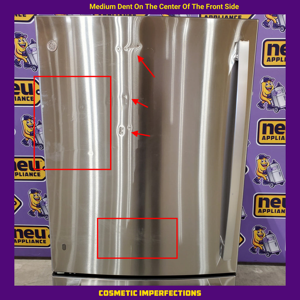 GE® ENERGY STAR® 24.8 Cu. Ft. 33 in. Bottom-Freezer Drawer Refrigerator 25137SD700 - GDE25EYKFS - Scratch & Dent (Moderate)