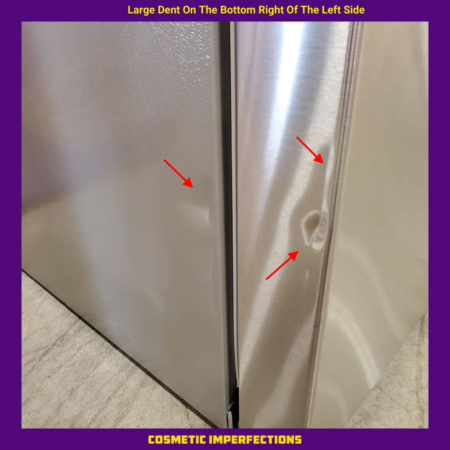 Frigidaire 27.8 cu. ft. 3 Door French Door Refrigerator with Exterior Water and Ice Dispenser 22136SD341 - FRFS2823AS - Scratch & Dent (Moderate)
