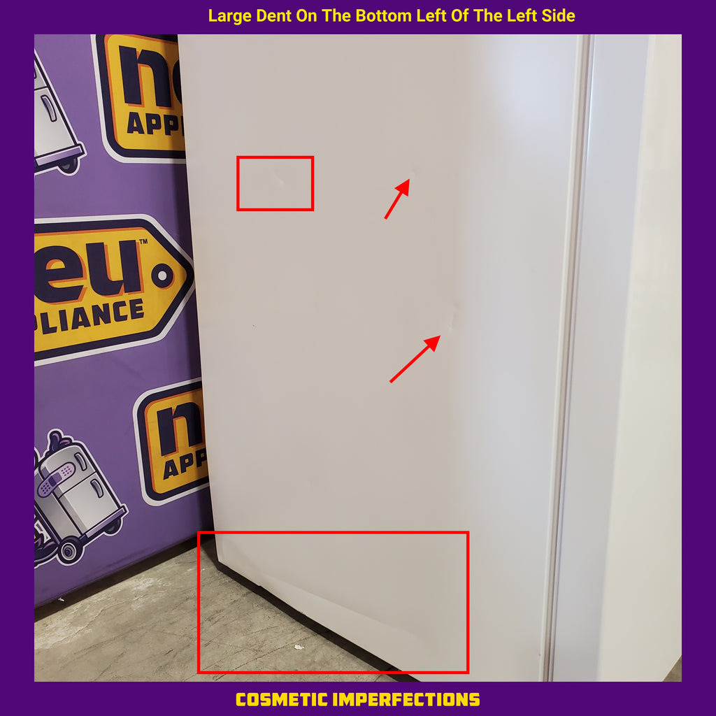Pictures of Frigidaire 16 Cu. Ft. Garage Ready Upright Freezer in White 25137SD701 - FFFU16FSVW - Scratch & Dent (Moderate) - Neu Appliance Outlet - Discount Appliance Outlet in Austin, Tx