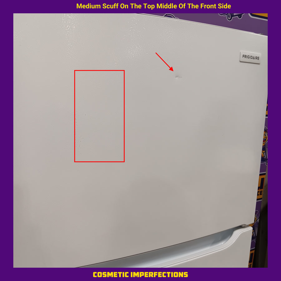 Frigidaire 30" Wide Garage Ready Top Freezer 18 Cu. Ft. Refrigerator with EvenTemp Cooling System and Spacious Interior Storage in White 22137SD395 - FFTR1814WW - Scratch & Dent (Minor)