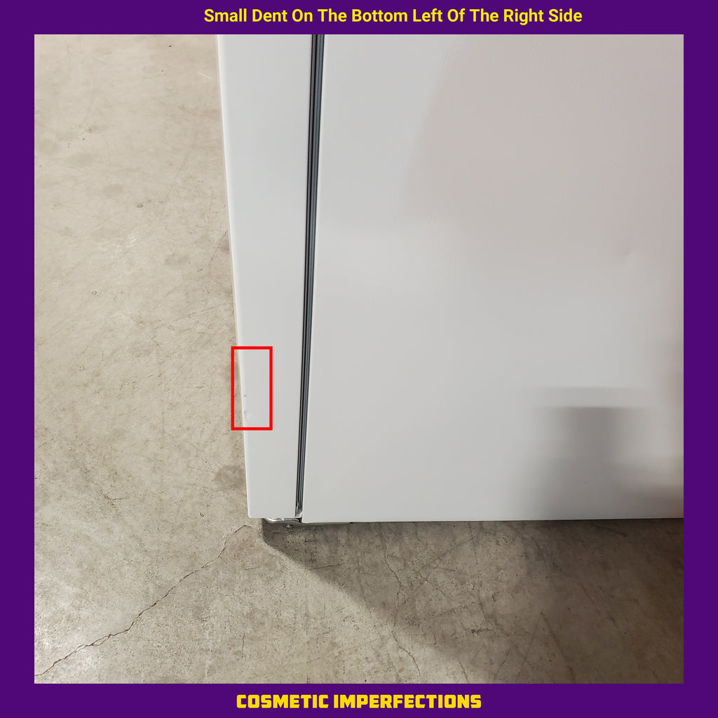Pictures of Frigidaire 20 Cu. Ft. ENERGY STAR Garage Ready White Upright Freezer with EvenTemp™ Cooling System 4SD454 - FFUE2024AW - Scratch & Dent (Moderate) - Neu Appliance Outlet - Discount Appliance Outlet in Austin, Tx