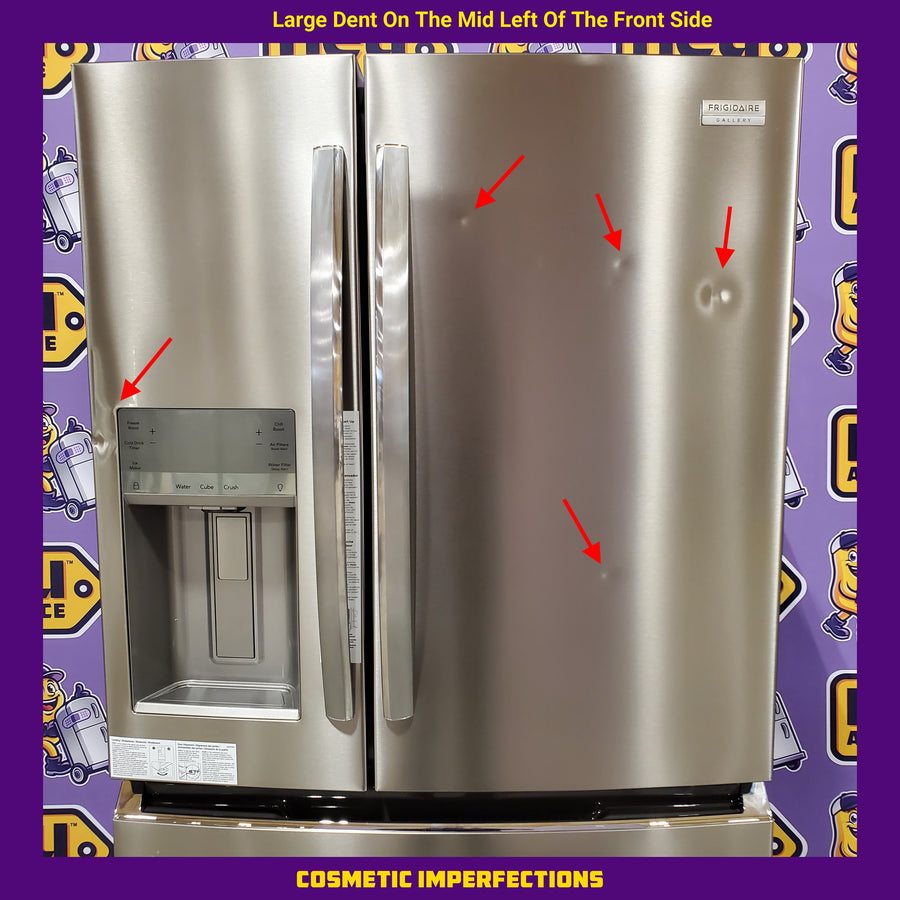Frigidaire Gallery 22 Cu. Ft. 4-Door Counter-depth French Door Refrigerator with Ice Maker (Fingerprint Resistant Stainless Steel) ENERGY STAR 20232SD612 - GRMC2273CF - Scratch & Dent (Major)