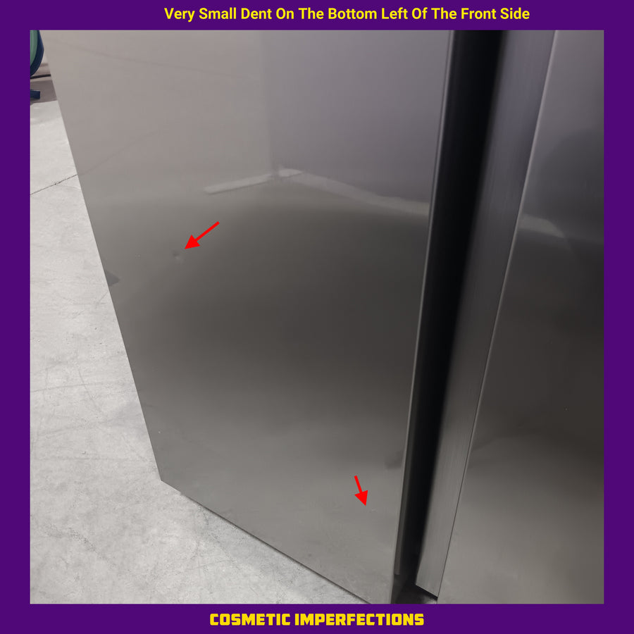 Samsung 26.7 cu. ft. Standard Depth Smart Side by Side Refrigerator in Stainless Steel with Family Hub 310104CR12822 - RS27T5561SR - Scratch & Dent (Minor)