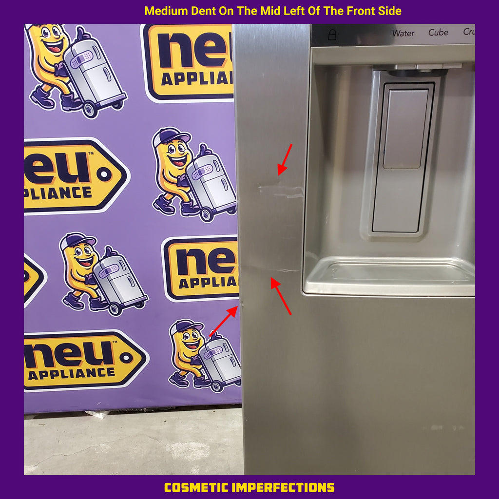 Pictures of Frigidaire Gallery Smudge Proof Stainless Steel 26 Cu. Ft. Side by Side Refrigerator with Bright LED Lighting 31131SD17 - GRSS2652AF - Scratch & Dent (Moderate) - Neu Appliance Outlet - Discount Appliance Outlet in Austin, Tx