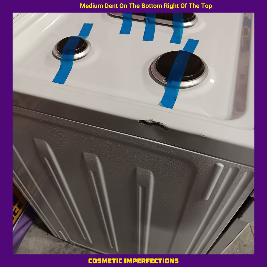 Frigidaire 5 Burners 5.1-cu ft Slide-In Natural Gas Range in White 20531SD522 - FCFG3062AW - Scratch & Dent (Minor)
