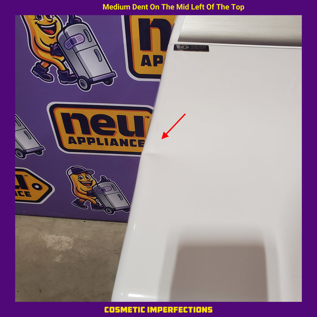 Pictures of Maytag Top Load 4.8 cu ft Washer with Deep Fill and Slow-Close Glass Lid MVW6200KW - Scratch & Dent (Moderate) and Maytag 7.0 cu. ft Top Load Gas Dryer with Moisture Sensing 16199 - MGD6200KW - Scratch and Dent (Moderate) - Neu Appliance Outlet - Discount Appliance Outlet in Austin, Tx