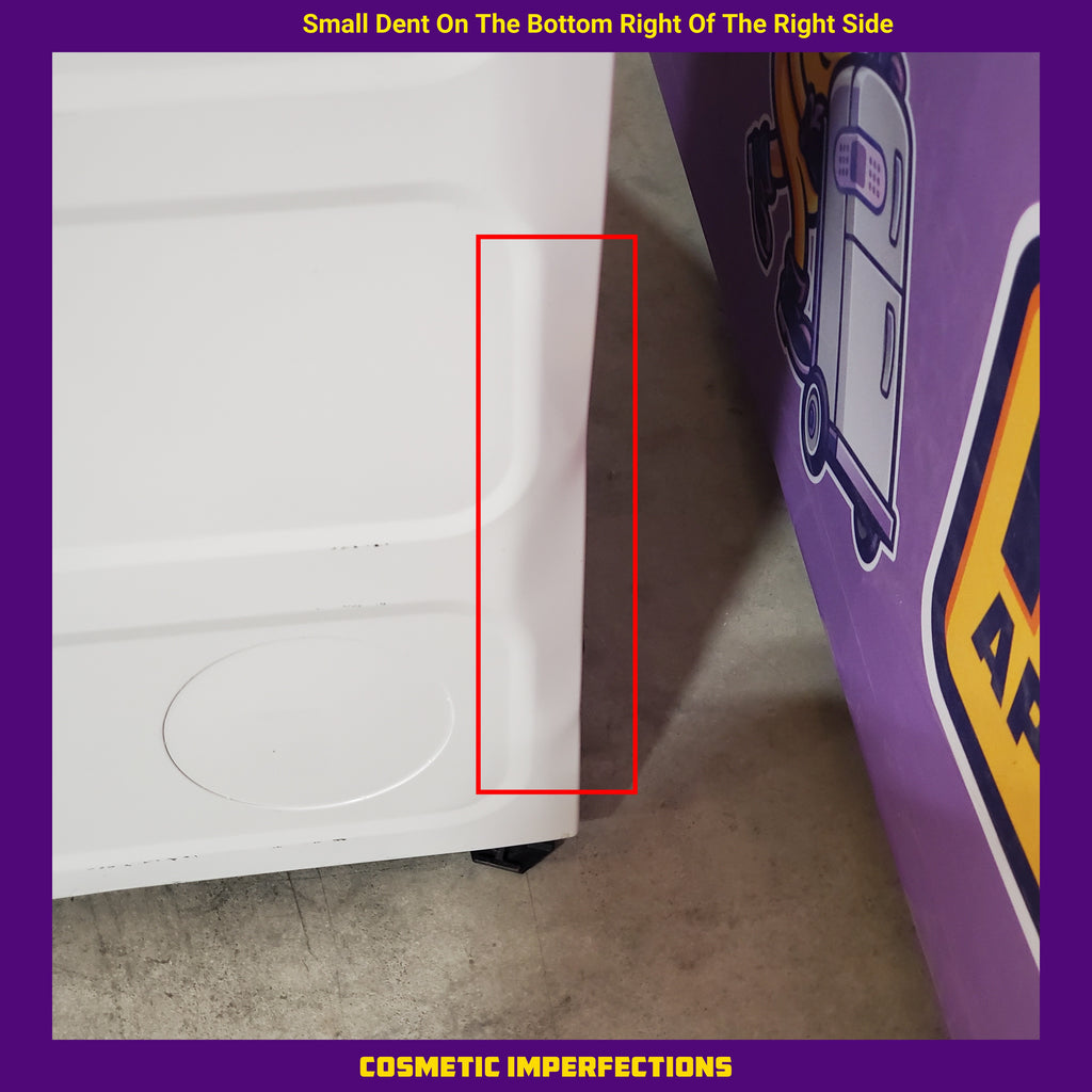 GE 6.2 cu. ft. Capacity Gas Dryer with Up To 120 ft. Venting and Shallow Depth in White GTX33GASKWW - Scratch& Dent (Minor)