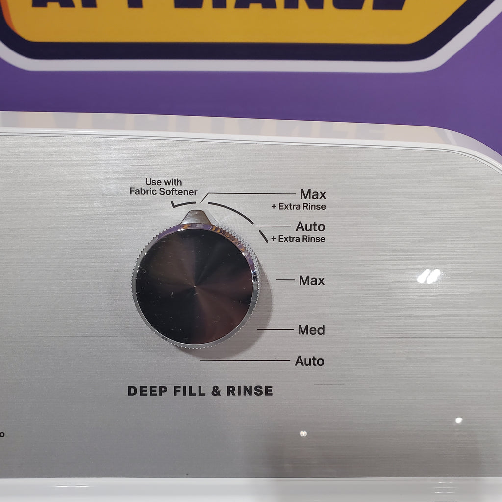 Pictures of Maytag 4.5 cu. ft. Capacity Top Load Washer with Power™ Agitator and Deep Fill MVW4505MW - Scratch & Dent (Minor) and Maytag 7.0 cu. ft. Capacity Top Load Electric Wrinkle Prevent Dryer 16119 - MED4500MW - Open Box - Neu Appliance Outlet - Discount Appliance Outlet in Austin, Tx
