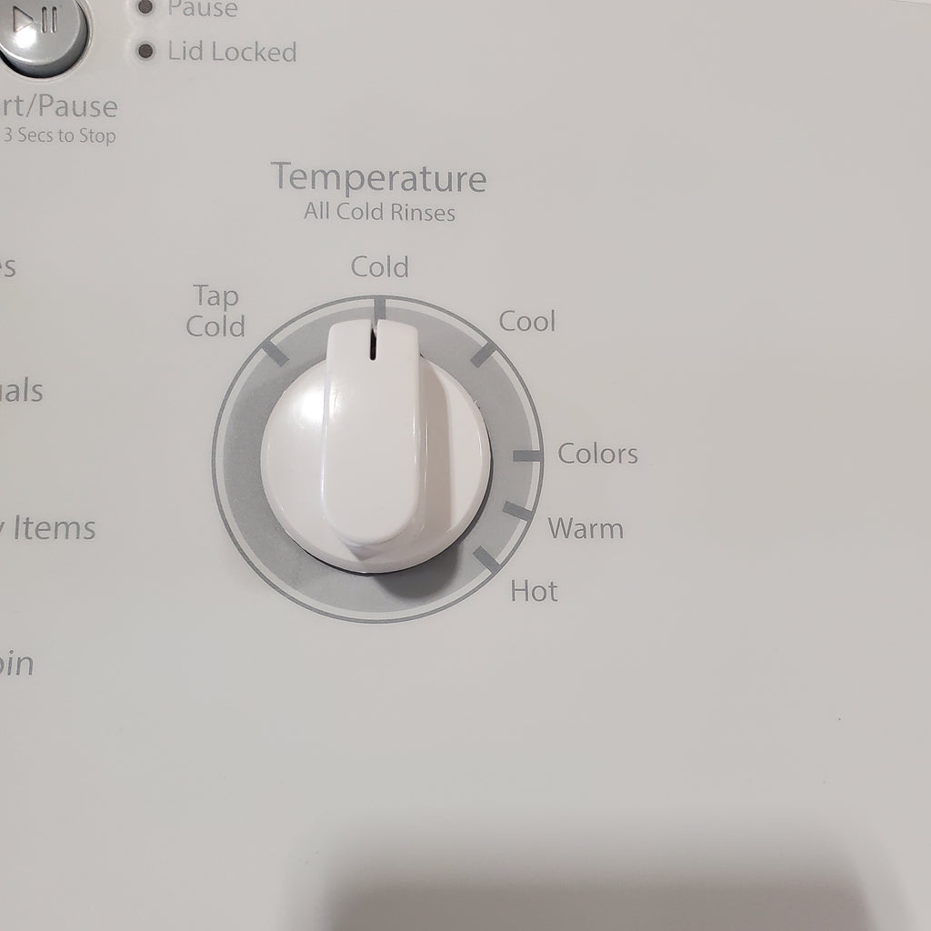 Pictures of Hotpoint White Top Load 3.8 Cu. Ft. Washer with Stainless Steel Basket and Heavy Duty Agitator HTW240ASKWS - Certified Refurbished - Neu Appliance Outlet - Discount Appliance Outlet in Austin, Tx