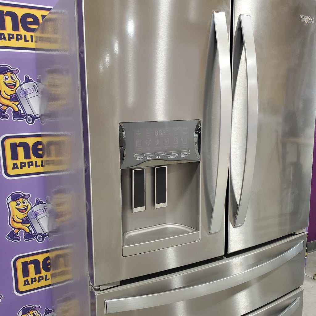 Whirlpool French Door Bottom Mount Refrigerator in Fingerprint Resistant Stainless Steel 3SD782 - WRMF3636RZ - Open Box