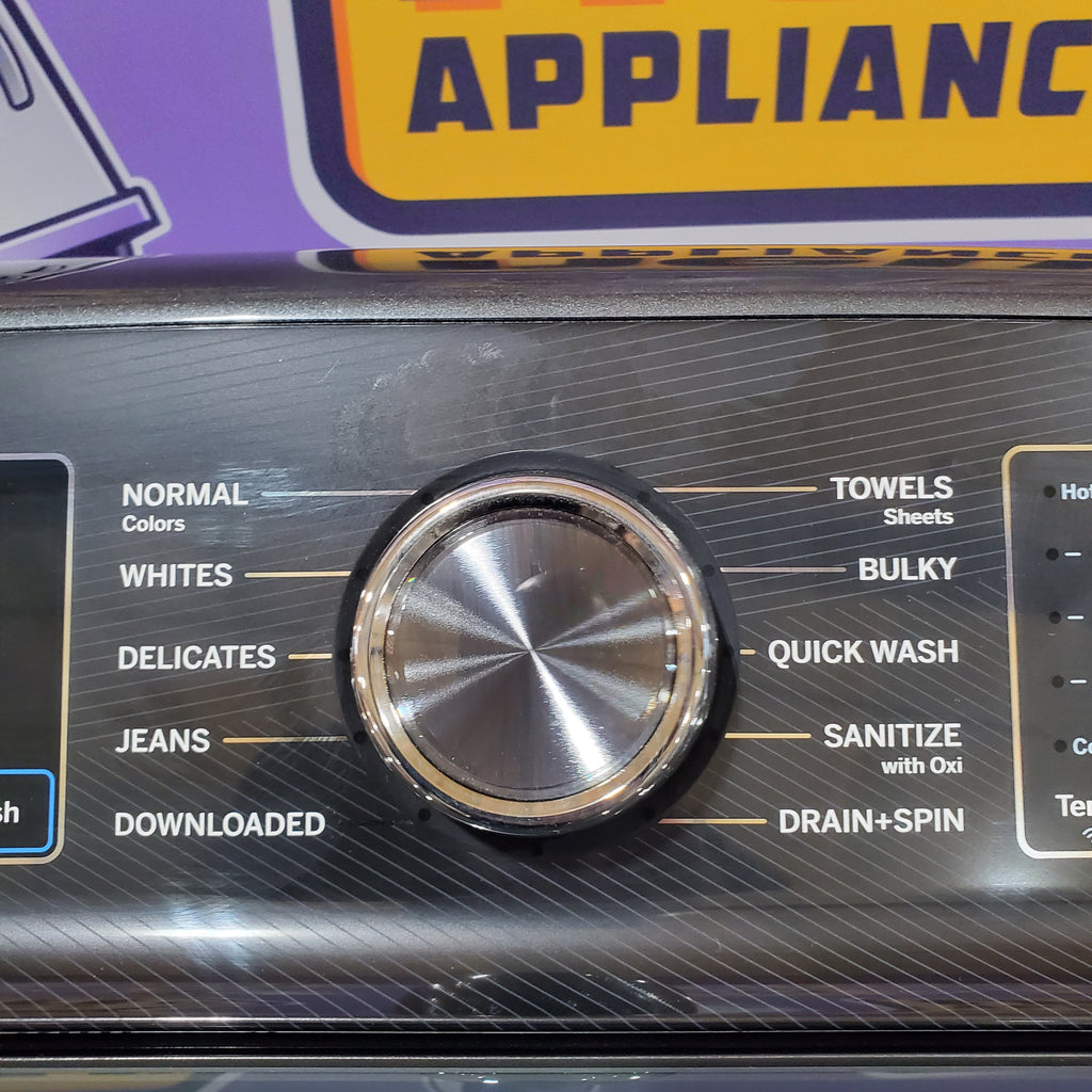 GE Profile™ ENERGY STAR® 5.4 cu. ft. Capacity Washer with Smarter Wash Technology and FlexDispense 3SD646 - PTW700BPTDG - Scratch & Dent (Minor)