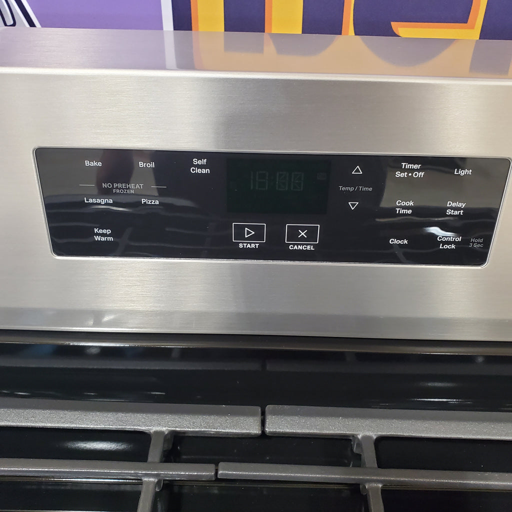 Pictures of Whirlpool 30-inch Self Clean Gas Range with No Preheat Mode WFES3530RS - Open Box - Neu Appliance Outlet - Discount Appliance Outlet in Austin, Tx