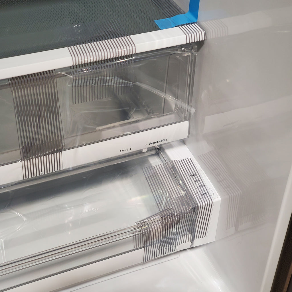 LG 27.8-cu ft 4-Door French Door Refrigerator with Dual Ice Maker in Fingerprint Resistant Steel 5SD197 - LRMXS2806S - Open Box