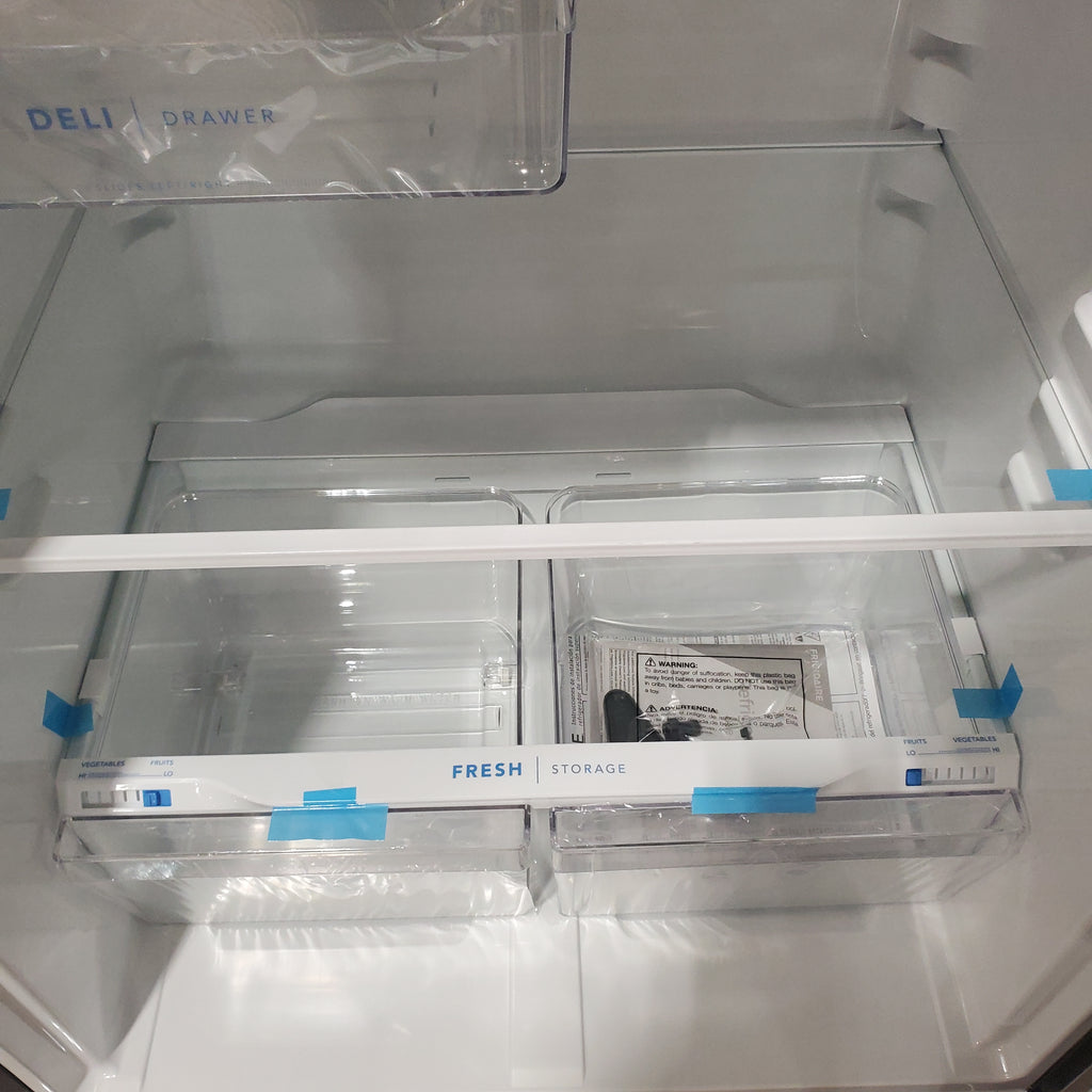 Pictures of Frigidaire 18 Cu. Ft. Garage Ready Top Freezer Refrigerator in Stainless Steel 20SD151 - FFHI1835VS - Scratch & Dent (Major) - Neu Appliance Outlet - Discount Appliance Outlet in Austin, Tx