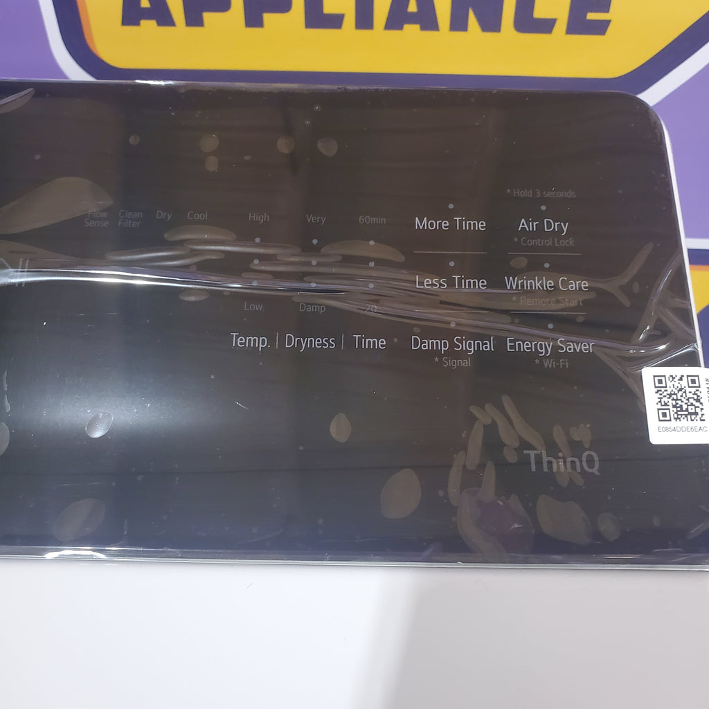 LG 5.5 cu. ft. Mega Capacity Top Load Washer with Impeller in Alpine White WT8400CW - Open Box and LG Energy Star Certified 7.3 cu. ft. Ultra Large Capacity Rear Control Electric Dryer with LG EasyLoad™ Door and AI Sensing 16069 - DLE8400WE - New in Box