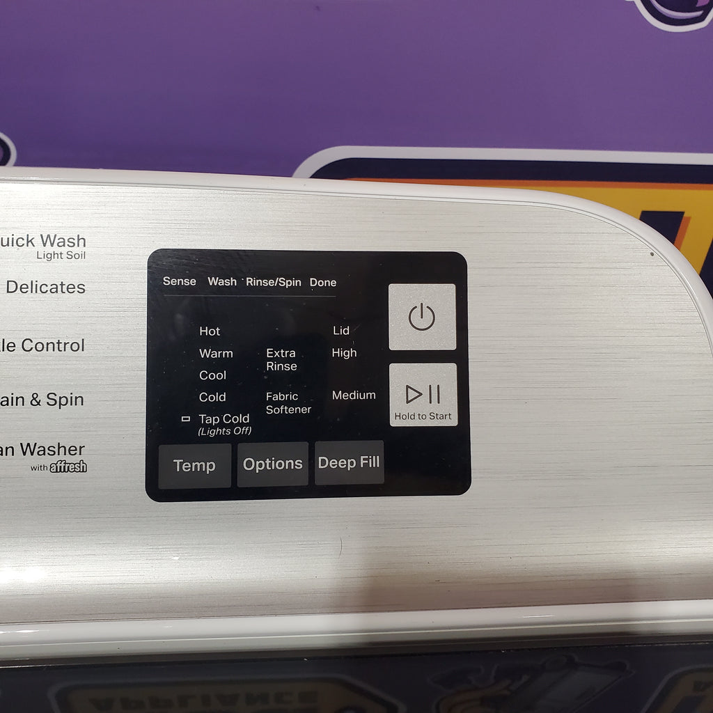 Pictures of Maytag Top Load 4.8 cu ft Washer with Deep Fill and Slow-Close Glass Lid 1CR04044 - MVW6200KW - Certified Refurbished - Neu Appliance Outlet - Discount Appliance Outlet in Austin, Tx