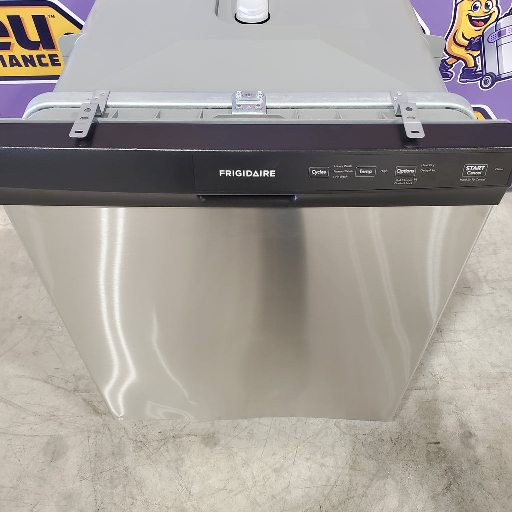 Pictures of Frigidaire 24 in. 55 dBA Front Control Built-In Tall Tub Dishwasher in Stainless Steel with 3-Cycle FFCD2413US - Scratch & Dent (Moderate) - Neu Appliance Outlet - Discount Appliance Outlet in Austin, Tx