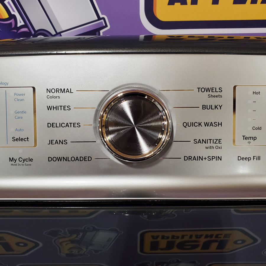 GE Profile™ ENERGY STAR® 5.0 cu. ft. Capacity Washer with Smarter Wash Technology and FlexDispense™ 22134SD243 - PTW600BPRDG - Scratch & Dent (Minor)