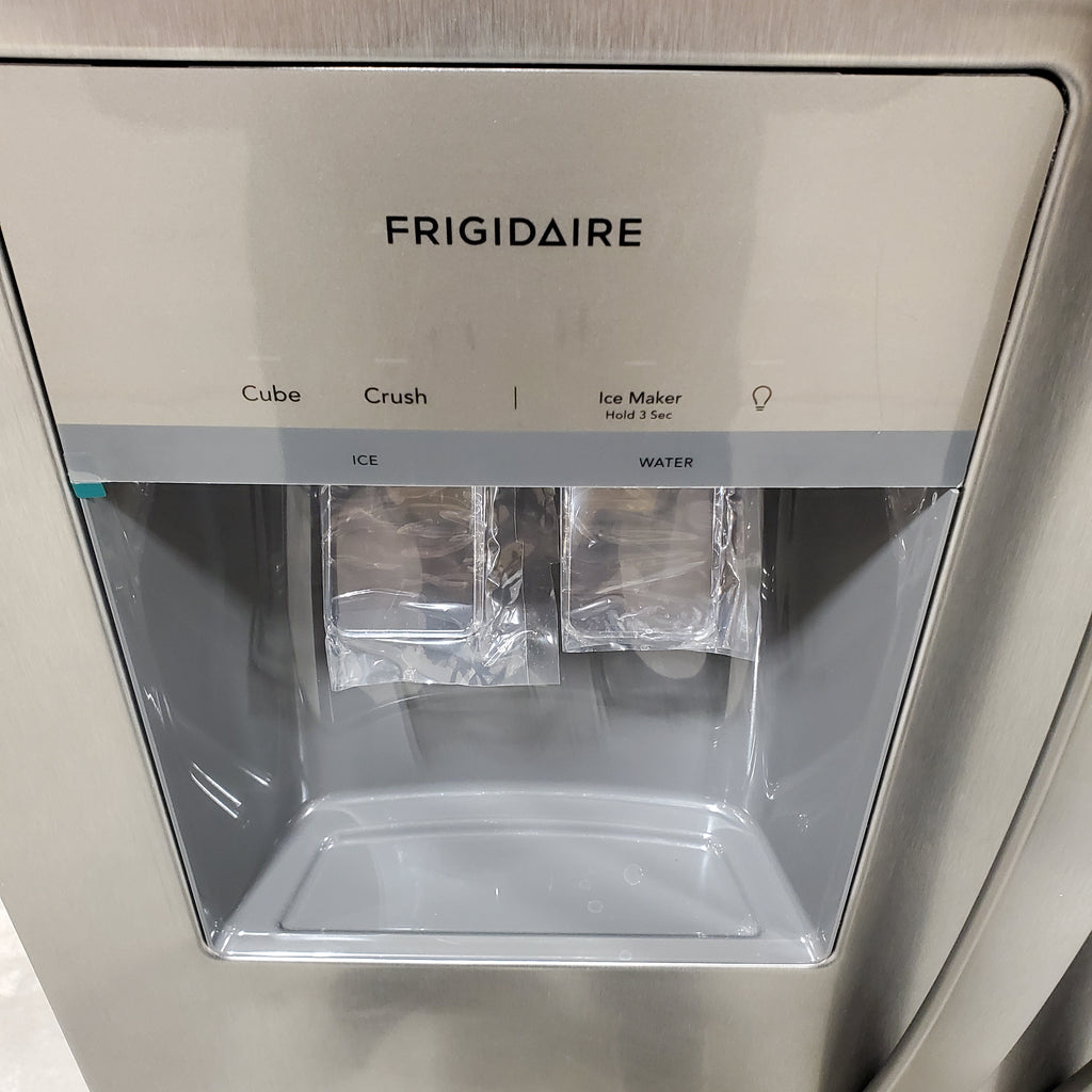 Frigidaire 22 Cu. Ft. Counter-Depth Side-by-Side Refrigerator in Stainless Steel 3SD968 - FRSC2333AS - Scratch & Dent (Moderate)