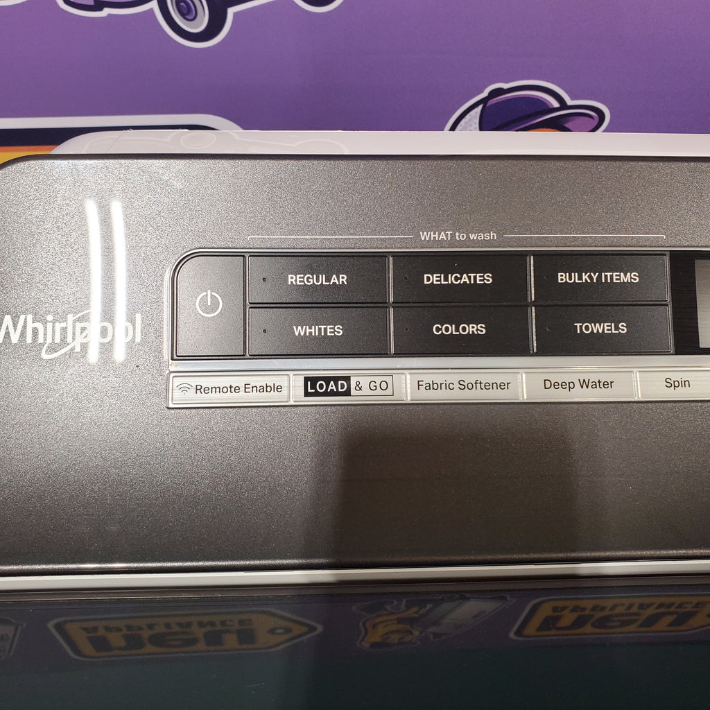 Pictures of Whirlpool 5.2 - 5.3 cu. ft. Top Load Washer with 2 in 1 Removable Agitator and Load & Go™ Dispenser WTW8127LW - Scratch & Dent (Moderate) - Neu Appliance Outlet - Discount Appliance Outlet in Austin, Tx