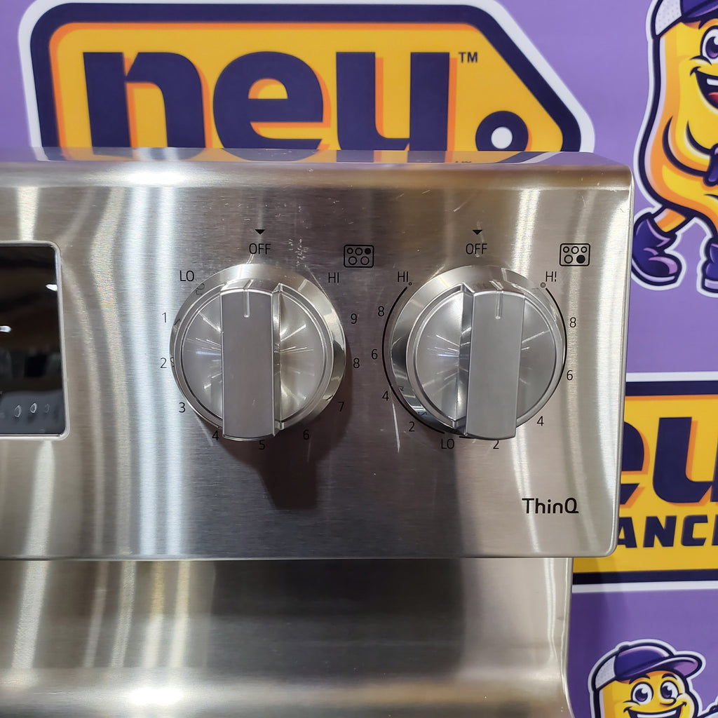 Pictures of LG 6.3 cu. ft. Smart Wi-Fi Enabled Fan Convection Electric Range with Air Fry & EasyClean® 17SD85 - LREL6323S - Scratch & Dent (Minor) - Neu Appliance Outlet - Discount Appliance Outlet in Austin, Tx