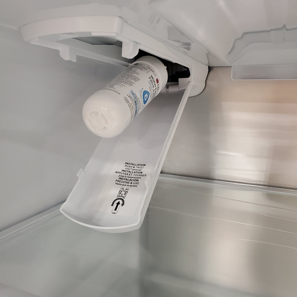 Pictures of LG 27 cu. ft. Smart Counter-Depth MAX™ French Door Refrigerator with Linear Cooling™ and Internal Water Dispenser 21SD001 - LRFLC2706S - Open Box - Neu Appliance Outlet - Discount Appliance Outlet in Austin, Tx