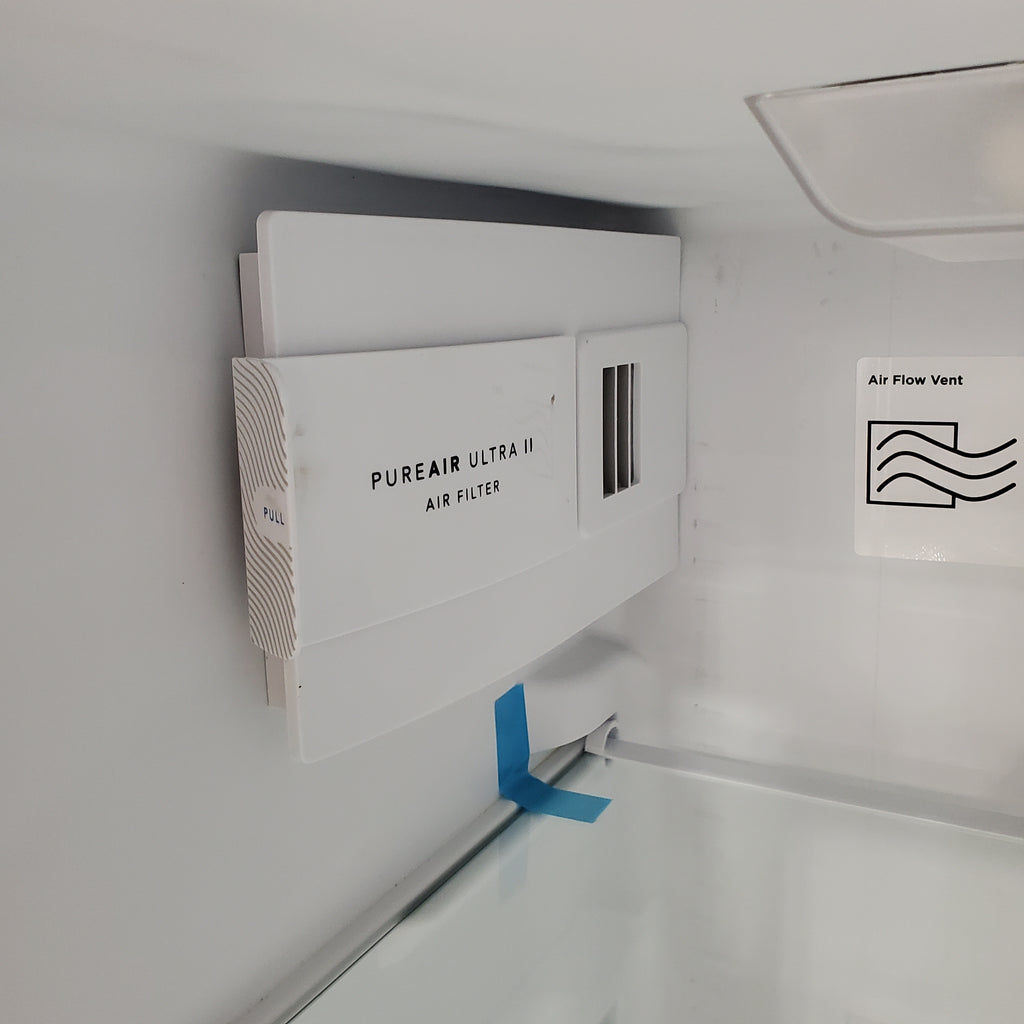 Pictures of Frigidaire 33" Wide 22.3 cu. ft. ENERGY STAR Side by Side Refrigerator Stainless Steel with Exterior Water and Ice Dispenser FRSS2323AS - Scratch & Dent - (Minor) - Neu Appliance Outlet - Discount Appliance Outlet in Austin, Tx