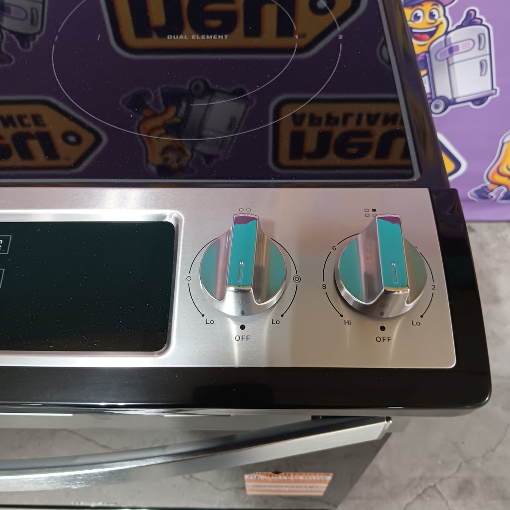 Pictures of Whirlpool 4.8 Cu. Ft. Slide-In Electric Range with Frozen Bake™ Technology in Stainless Steel WEE515S0LS - Scratch & Dent (Minor) - Neu Appliance Outlet - Discount Appliance Outlet in Austin, Tx