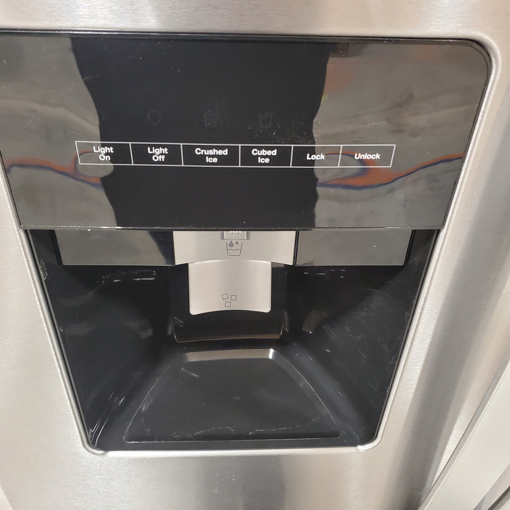 Pictures of Whirlpool 24 cu ft Capacity Side By Side Refrigerator with Ice and Water Dispenser in Fingerprint Resistant Stainless Steel 3SD762 - WRS315SDHZ - Open Box - Neu Appliance Outlet - Discount Appliance Outlet in Austin, Tx
